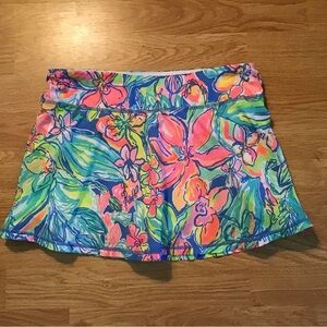 Lilly Pulitzer Colorful Floral Skort